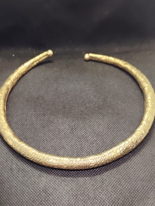 Handcrafted Brass Hasli Choker | Traditional Indian Jewelry - Product Image 5