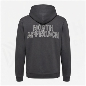 เสื้อฮู้ดผู้ชาย North Approach ทรงปกติ ผ้าฝ้ายเฟรนช์เทอร์รี่ มีกระเป๋าหน้า สวมใส่สบายๆ สำหรับฤดูใบไม้ร่วง - Product Image 2