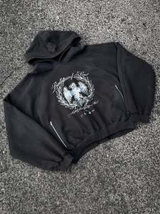 Sweat-shirt tendance pour homme, style rétro américain, avec décoration vintage, design effet teinture vieillie, 100% coton molletonné - Product Image 1