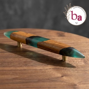 Beads Art CK 558 Industrial Ba Wood Resin Eco-Friendly <b>Bar</b> <b>Cabinet</b> Handle Kitchen Drawer Pull Durable Furniture Hardware - Product Image 1