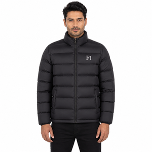 Chaqueta Acolchada para Hombre al por Mayor, Chaqueta de Invierno Casual a Prueba de Viento, Relleno de Poliéster, Personalizable, Chaquetas Acolchadas para Hombre OEM al por Mayor - Product Image 1