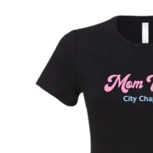 Camiseta negra Jack and Jill Mom para mujer, camiseta informal de algodón con estampado, suave y cómoda, para uso diario, eventos familiares, ropa a juego - Product Image 3