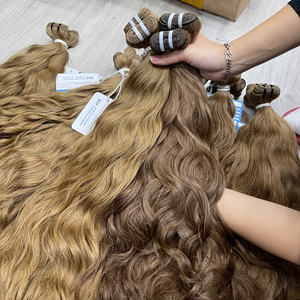 Précommande de cheveux humains vierges vietnamiens, extensions de cheveux naturels ondulés, avec des couleurs tendance et une livraison mondiale disponible. - Product Image 2