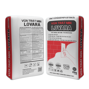 มอร์ตาร์ฉาบปูนสำเร็จรูป LOVARA M15 ความแข็งแรงสูง ป้องกันการแตกร้าว ผสมสารปรับสภาพปูนคุณภาพสูง รับประกัน 5 ปีขึ้นไป บรรจุถุง 25 กก. - Product Image 3