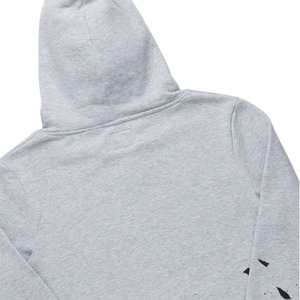 Sweat-shirt décontracté gris en coton pour homme à manches longues avec imprimé dégradé, coupe classique, idéal pour l'automne, avec cordon de serrage et poches latérales - Product Image 6