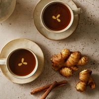 Thé au gingembre coréen en bâtonnets, 10 bâtonnets, thé aux herbes aromatisé traditionnel avec sucre brun et cannelle pour l'hôtellerie par Damccot