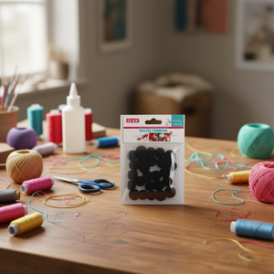 Ilan Bolita Pompom 2.0 Cm Nero 25Pz Decorazioni Artigianali - Product Image 2