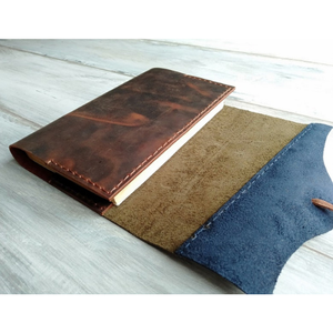 Diario Recargable A5 y Cubierta para Biblia de Cuero Genuino Hecho a Mano con Colores Personalizados, Grabado e Impresión para Regalo de San Valentín - Product Image 4