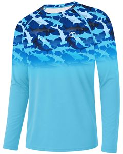 Professional Custom Fishing Shirts Performance <b>Hoodie</b> Long Sleeve UPF 50 Quick Dry <b>UV</b> <b>Protection</b> Cooling Dry Fit Outdoor Sports - Product Image 1