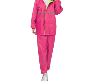 Traje de lluvia para motocicleta de alta calidad, transpirable, cómodo, impermeable y con logo personalizado, en venta. - Product Image 2