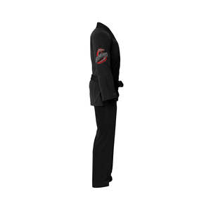 Uniformes de Jiu-Jitsu Brésilien (BJJ) avec broderie de logo personnalisée, cordons de serrage, bleu marine, 100% coton Ripstop 460g, unisexe, style pakistanais - Product Image 2