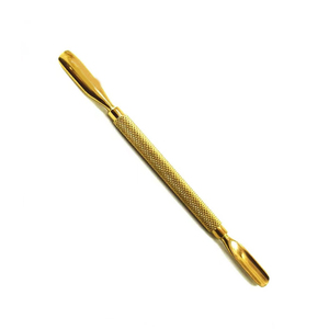 Silver Edge Durable Metal Cuticle Pusher <b>Tool</b> With Textured Handle For Easy <b>Nail</b> Cleaning And Grooming - Product Image 5