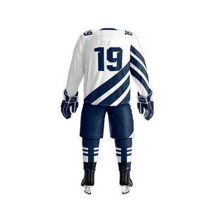 Venta al por Mayor de Camisetas de Hockey sobre Hielo – Precio Económico, Logotipo Bordado, Uniformes Sublimados 100% Poliéster - Product Image 3