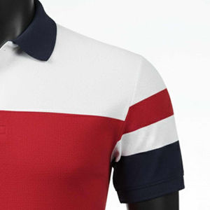 Chemise tricotée à manches courtes pour homme, personnalisée, imprimée, avec poche unie, anti-rétrécissement, 240G, 100% coton, décontractée et légère, vente en gros - Product Image 4