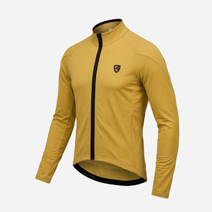 Vente en gros d'usine, maillot de cyclisme pour hommes à manches longues, respirant, anti-transpiration, séchage rapide, personnalisable - Product Image 3