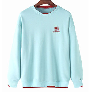Sudaderas de Hombre Talla Grande con Contraste de Color 2026, 100% Algodón, Ropa de Invierno, MOQ Bajo - Product Image 1