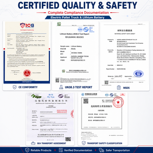 Transpaleta Eléctrica con Batería de Litio de 1.5 Toneladas y 2 Toneladas con Certificado CE - Product Image 5