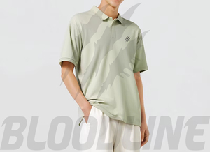 Camisa de Manga Corta para Hombre Bloodline, Color Sólido, Secado Rápido, Corte Regular Formal, Verde Claro, Algodón - Product Image 5