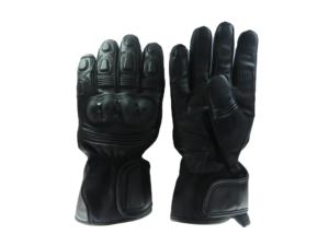 Guantes de Motocicleta Transpirables de Cuero con Cierre de Velcro, Diseño Unisex con Pantalla Táctil y Dedos Completos para Motocross - Product Image 2