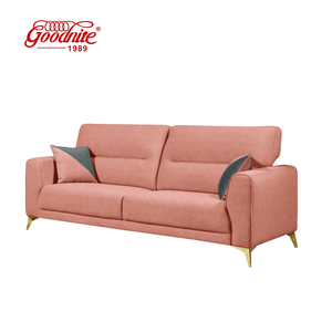 Canapé d'angle Goodnite 2+3 places en tissu écologique rembourré, design minimaliste, mousse haute densité, durable - Product Image 1