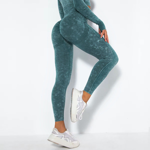 Leggings Deportivos de Cintura Media, Tejidos, Sin Costuras, Transpirables, de Secado Rápido, con Logotipo y Color Personalizados, Hechos en Pakistán, Precio Económico, OEM - Product Image 5
