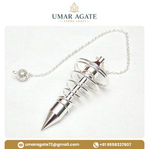 Péndulos de Metal Dorado con Piedras Semipreciosas de Primera Calidad, Péndulos de Metal Dorado en Venta al por Mayor - Product Image 5