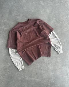 Camisetas de manga larga Cuello redondo Impreso para hombres 100% Transpirable para ropa de gimnasio Otro color, el tamaño está disponible - Product Image 3