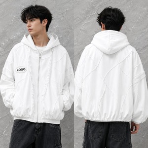 Sudadera con Capucha Personalizada de Invierno, Estilo Oversize, con Parches Lavados, Impresión Digital, Cierre de Cremallera, 100% Algodón, Diseño Moderno, Logotipo Personalizado, Unisex - Product Image 6