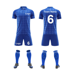 Conjunto de Camiseta de Fútbol Blanca para Hombre con Nombre del Equipo Impreso por Sublimación, Uniforme de Poliéster que Absorbe la Humedad, Secado Rápido, Servicio OEM - Product Image 5