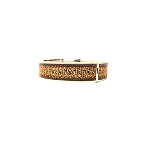 Handmade Highest Quality Eco-Friendly Soft Padded Leather <b>Dog</b> <b>Leash</b> Hand Tooled Design Rivet Decoration for Medium Breed Size - Product Image 1
