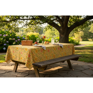 Polyester Cotton Floral Print <b>Table</b> <b>Cloth</b> for Wedding Dining Restaurant Banquet and Party <b>Table</b> Decoration - Product Image 4