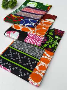 Tissu en coton 100% imprimé africain personnalisé pour la production de vêtements, marquage personnalisé, approvisionnement en gros, qualité OEM, exportation textile - Product Image 2