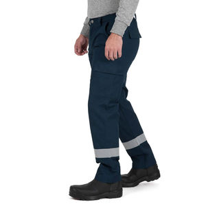 Pantalon de sécurité réfléchissant avec bandes lumineuses, tissu durable, ajustement réglable pour usage industriel et routier, design haut de gamme - Product Image 3