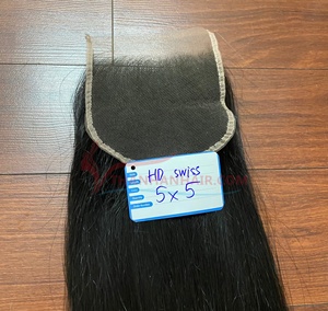 Cabello crudo vietnamita, encaje Frontal y cierre, larga vida útil, cutícula, cabello alineado, muy brillante, alta calidad a precio mayorista - Product Image 5