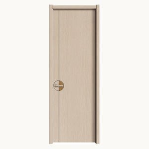 Porte WPC étanche et insonorisée pour hôpital, chambre à coucher, pièce intérieure, en composite bois-plastique PVC, avec cadre de porte, fabriquée au Vietnam - Product Image 1
