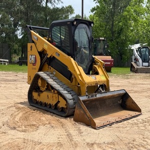 Minicargadora Cat con ruedas/lanzas, tipo móvil, capacidad nominal de 3 toneladas, mini cucharón frontal y retroexcavadora con accionamiento por bomba - Product Image 5