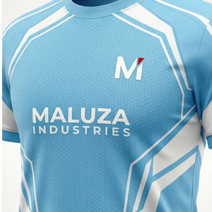 Uniforme de Fútbol Personalizado al por Mayor, Talla Grande, Unisex, Camiseta y Pantalones Cortos Transpirables, Conjunto de Entrenamiento Negro y Dorado - Product Image 5