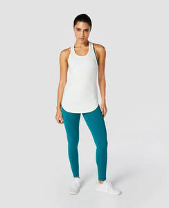Vêtements de sport actifs haut court en coton personnalisé femmes entraînement Yoga gilet débardeurs en gros - Product Image 5