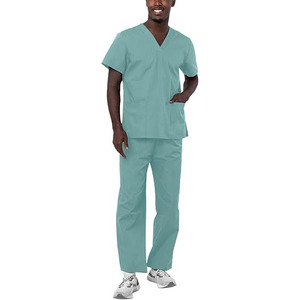 Wholesale Hospital Staff <b>Uniform</b> <b>Scrub</b> Set Breathable Comfortable Medical Apparel Unisex Design - Product Image 4