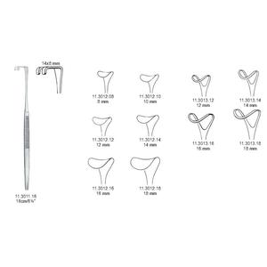 เครื่องมือผ่าตัดแบบใช้มือทำจากสแตนเลสสตีลแบบใช้ซ้ำได้ รุ่น A-1 VERITAS ผลิตตามแบบ OEM |   ผิวสัมผัสด้านแบบดัลแมท ได้รับการรับรองมาตรฐาน ISO 13485 - Product Image 2