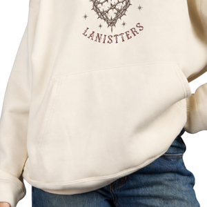 Customized <b>Womens</b> Relaxed Fit Pullover Hoodie Front <b>Back</b> Art Print Long Sleeve Streetwear Hooded Sweatshirt 100% Cotton Fleece - Product Image 6