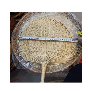 Decoración colgante de abanicos de mano de bambú de rafia/abanicos de bambú Natural hechos a mano bohemios para fiesta, boda, evento, hogar, jardín, decoración, regalo de mimbre - Product Image 4