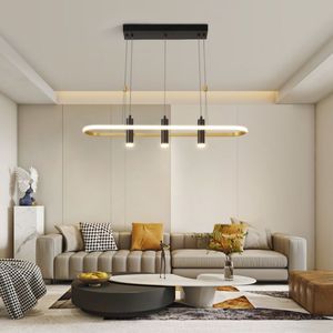 Lampada a Sospensione LED Dimmerabile Javeriah a 4 Luci Nera/Oro Senza Lampadina Ritiro Solo in Giorni Feriali Non Spedibile nei Weekend - Product Image 4