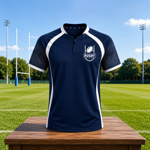 Classic Rugby Sports Jersey for Men ProFit Rugby Team Jersey Athletic Rugby Match <b>Shirt</b> Quick Dry Rugby Jersey for Men Elite - Product Image 1