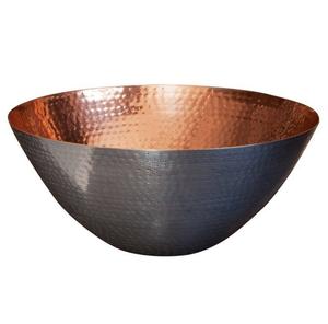 Ensaladera de Acero Inoxidable Martillado, Diseño Clásico, Forma Redonda, para Servir Frutos Secos y Dátiles, Uso en el Hogar, Hotel y Fiestas - Product Image 1