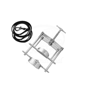 เครื่องมือตรวจช่องปากม้า Gunter Equine Mouth Speculum ทำจากสแตนเลส พร้อมสายหนัง ขนาดมาตรฐาน สำหรับสัตวแพทย์ - Product Image 2