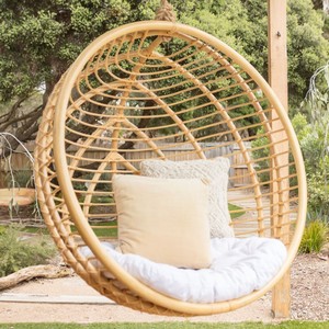 Rattan papasan swing chair <b>hanging</b> swivel ball chairs cheapest cost outdoor seating decoration - Product Image 6