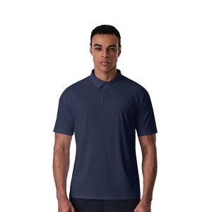 Polo à manches courtes blanc pour homme, coupe classique, couleur unie, tissu en coton Oxford respirant - Product Image 5