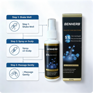 Aceite Capilar Orgánico de Marca Privada con Concentración Herbal al 5%, Anti-Caída, Reparador, Nutritivo y Refrescante, con Queratina y Argán - Product Image 4