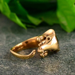 Trendy Design 18k Gold Plated Elephant <b>Ring</b> Adjustable Animal <b>Statement</b> <b>Ring</b> - Product Image 6